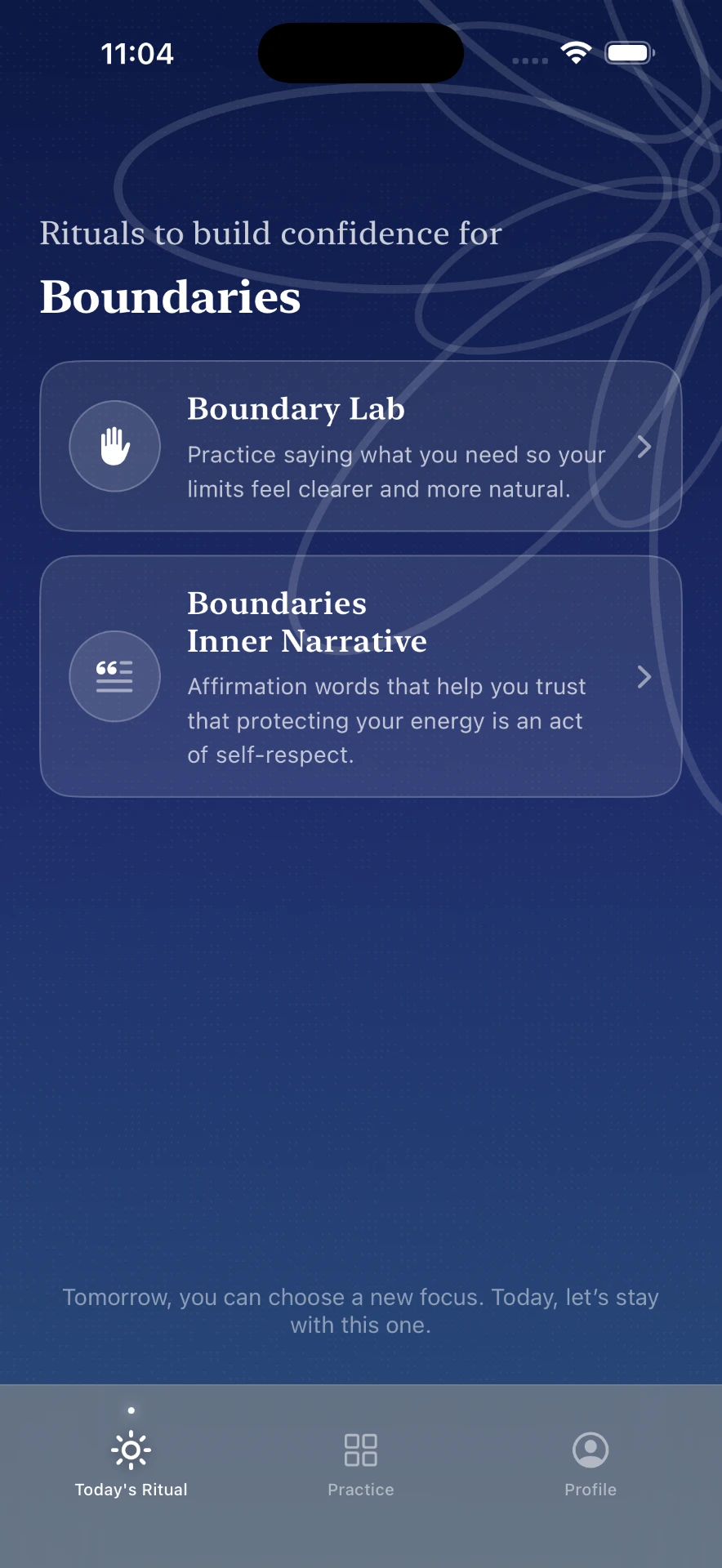 Rituals for Boundaries